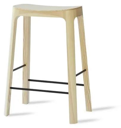 Please Wait to be Seated Crofton Bar Stool H65 Furu/Svart