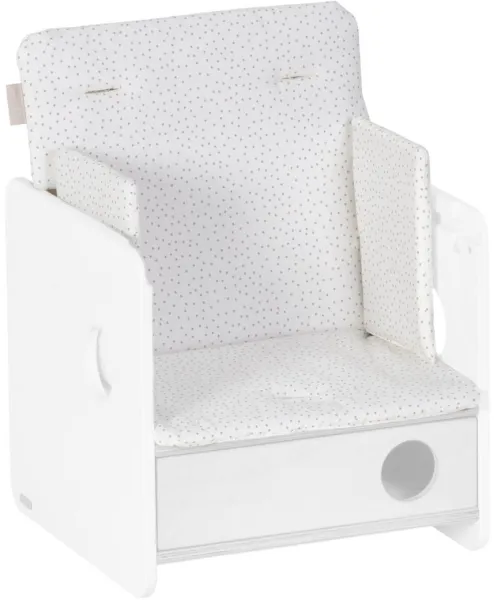 Nuun, Kuddar för stolar, vit, H1x65x58 cm