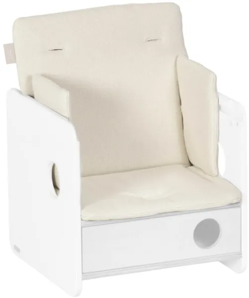 Nuun, Kuddar för stolar, beige, H1x65x58 cm