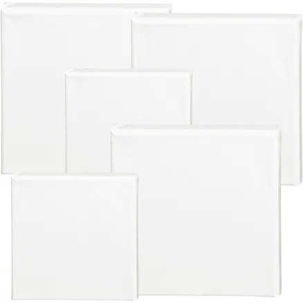 ArtistLine Canvas, vit, str. 15x15+20x20 cm, D: 1,6 cm, 360 g, 40 st