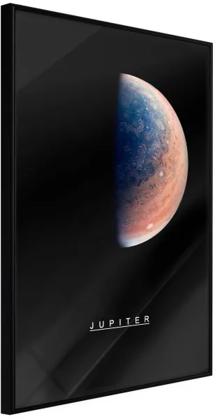 ARTGEIST Poster med ram - Solsystemet: Jupiter Svart 30x45