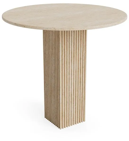 NORR11 SoHo Matbord Ø80 Travertin